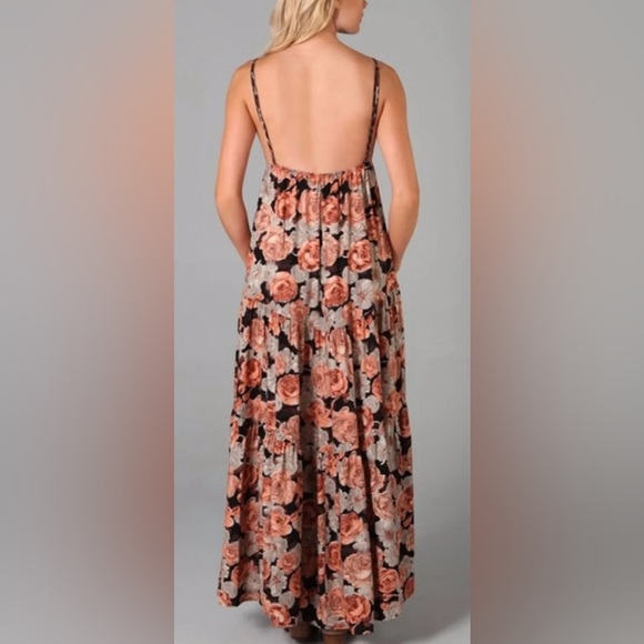 Blu Moon Floral and Cheetah Maxi-Dress… - Picture 3 of 16